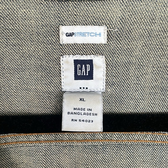 GAP distressed Denim Jacket XL - Picture 2 of 4